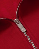 VISION LOGO ZIP HOODIE CRIMSON RED