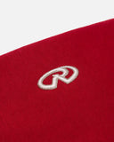 VISION LOGO ZIP HOODIE CRIMSON RED