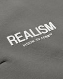 VISION LOGO FLEECE POLO COOL GREY