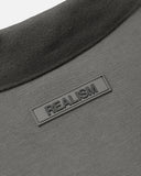 VISION LOGO FLEECE POLO COOL GREY