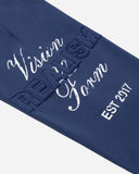 PASTE-UP SWEATPANTS OPEN LEG ASTRAL NAVY