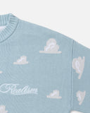 [PRE-ORDER] REALISM AND TOY STORY CLOUD KNIT SWEATER POWDER BLUE
