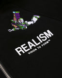 REALISM AND TOY STORY ANDYS TOYS ZIP HOODIE BLACK