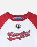 [PRE-ORDER] REALISM AND TOY STORY COWGIRL BABY TEE WHITE/RED