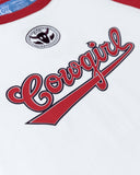 [PRE-ORDER] REALISM AND TOY STORY COWGIRL BABY TEE WHITE/RED