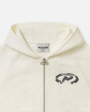 DECAY ZIP HOODIE VINTAGE WHITE