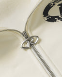 DECAY ZIP HOODIE VINTAGE WHITE
