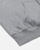 LEGACY ZIP HOODIE V2 GREY MARLE PLAID