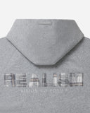 LEGACY ZIP HOODIE V2 GREY MARLE PLAID