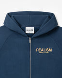 VISION LOGO ZIP HOODIE MAZARINE GOLD