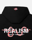 SNAKE LOGO HOODIE V2 BLACK