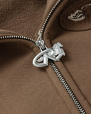 HORSE PATCH ZIP HOODIE V2 EARTH