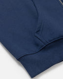 PASTE-UP ZIP HOODIE ASTRAL NAVY