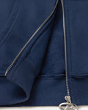 PASTE-UP ZIP HOODIE ASTRAL NAVY