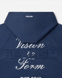 PASTE-UP ZIP HOODIE ASTRAL NAVY