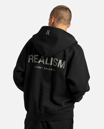 RADIANT ZIP HOODIE BLACK