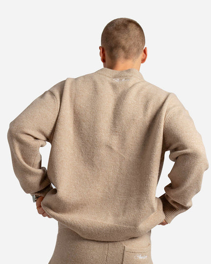 RADIANT KNIT CREWNECK SAND