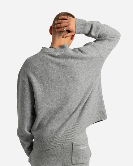 RADIANT KNIT CREWNECK GREY MARLE