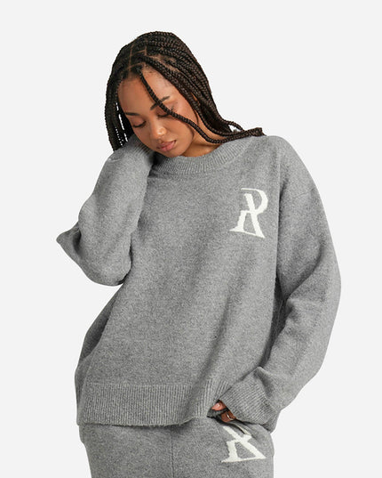 RADIANT KNIT CREWNECK GREY MARLE