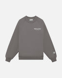 BACK LOGO CREWNECK COOL GREY