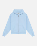 GLIMMER LOGO ZIP HOODIE POWDER BLUE