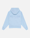 GLIMMER LOGO ZIP HOODIE POWDER BLUE