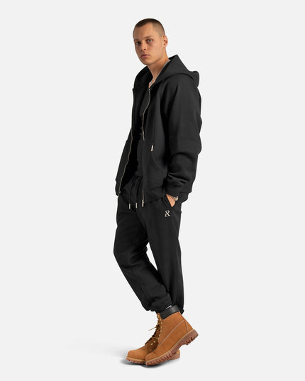 RADIANT ZIP HOODIE BLACK