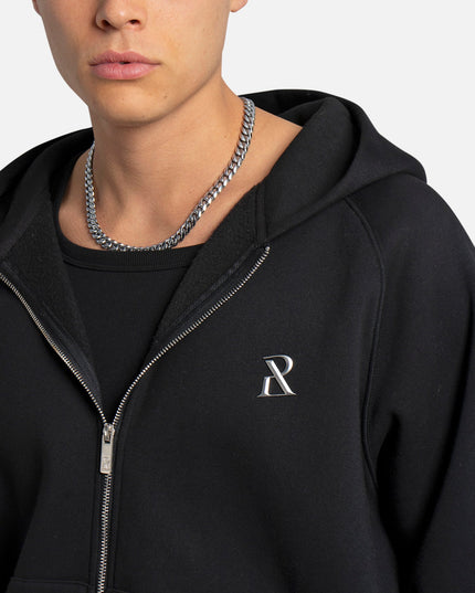 RADIANT ZIP HOODIE BLACK