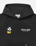 REALISM AND DISNEY SHOCKED MICKEY HOODIE ASPHALT