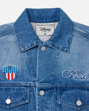 Realism And Disney Usa Denim Jacket Washed Blue – view 3