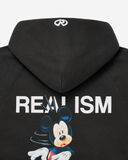 REALISM AND DISNEY SHOCKED MICKEY HOODIE ASPHALT