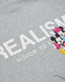 Realism And Disney Friends Forever Hoodie Grey Marle – view 12