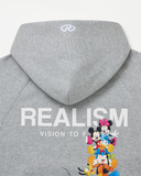 Realism And Disney Friends Forever Hoodie Grey Marle – view 4