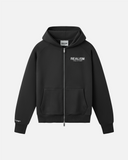 VISION LOGO ZIP HOODIE ASPHALT