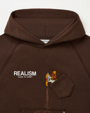 REALISM AND DISNEY CHIP N DALE HOODIE MOCHA