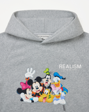 Realism And Disney Friends Forever Hoodie Grey Marle – view 3