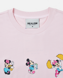REALISM AND DISNEY MULTI MINNIE TEE POWDER PINK