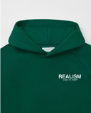 VISION LOGO HOODIE PINE GREEN