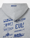 R-LINE ZIP HOODIE GREY MARLE