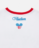 REALISM AND DISNEY USA BABY TEE WHITE