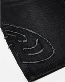 Vivant Denim Shorts V2 Washed Black – view 6