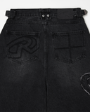 Vivant Denim Shorts V2 Washed Black – view 4