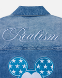 Realism And Disney Usa Denim Jacket Washed Blue – view 4