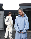 DECAY SWEATPANTS OPEN LEG VINTAGE WHITE