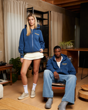 HEAVEN LOGO ZIP HOODIE MAZARINE GOLD