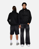 ELITE HALF ZIP SWEATER BLACK