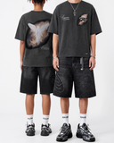 GHOST TEE WASHED ASPHALT