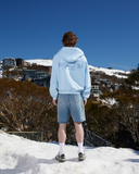 GLIMMER LOGO ZIP HOODIE V2 POWDER BLUE