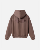 RADIANT ZIP HOODIE V2 STONE BROWN