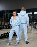 REALISM X DERRIMUT GYM OLD SCHOOL ECHO SWEATPANTS BABY BLUE